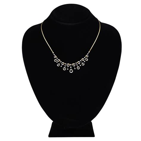 Buy Elegance of Circle Astra Necklace Set ANS25A03-D900R0B Online at ORRA.
