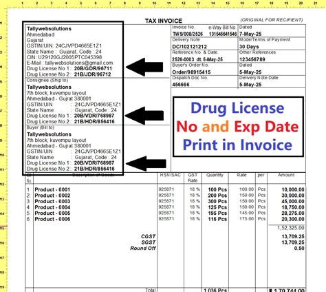 Drug License No Show in Voucher and Invoice Print & DL Expiry Date ...