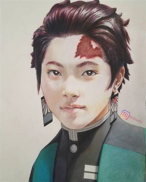 Tanjiro in Faber-Castell Polychromos Colored Pencils : r/KimetsuNoYaiba