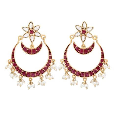 Buy Silver Chand Bali Earring Online - Unniyarcha – Unniyarcha