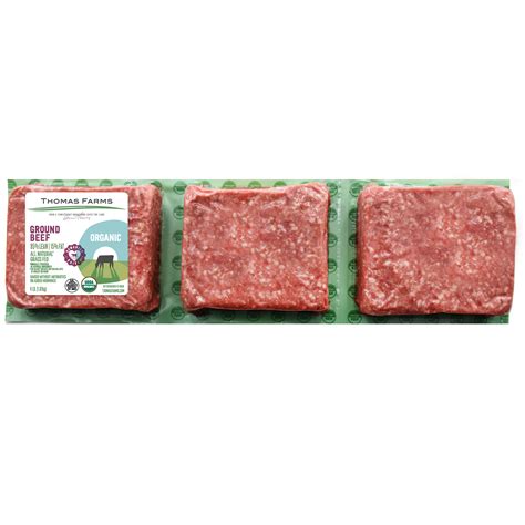 Thomas Farms Organic Grass Fed Ground Beef, 85% Lean - Shop Beef at H-E-B