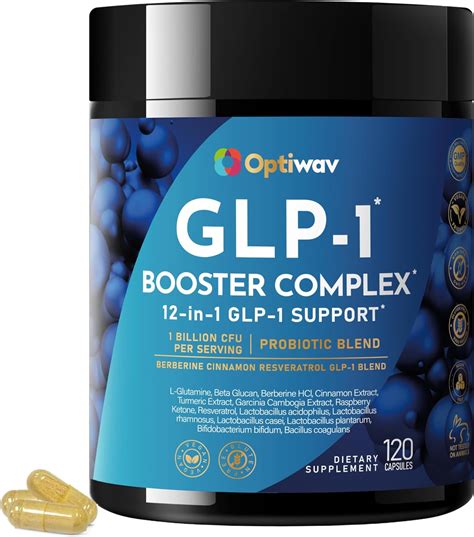 Amazon.com: Optiwav GLP-1 Probiotic Weight Loss Supplement - Women Men ...