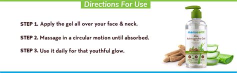 Mamaearth Aloe Ashwagandha Gel, for face, with Aloe Vera & Ashwagandha ...