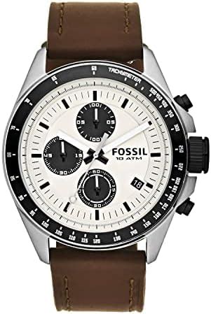 Fossil Stainless Steel Analog Black Dial Men's Watch-Fs6020Set, Band ...