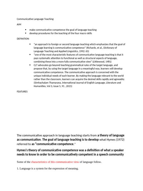 Application of Communicative Language Teaching 的图像结果