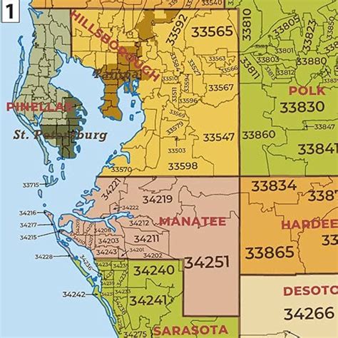 Florida Zip Code 的图像结果