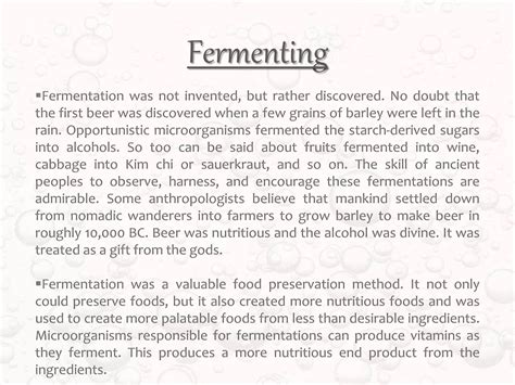 ANCIENT METHODS OF FOOD PRESERVATION | PPTX