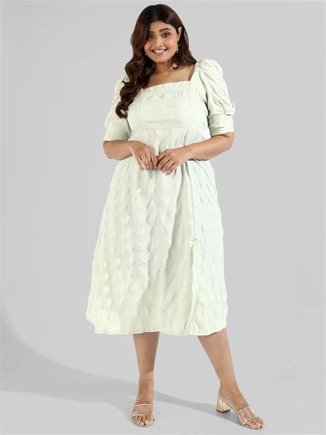 Plus Size Solid Side Cut Design Stylish Casual Dress (3XL - 6XL ...