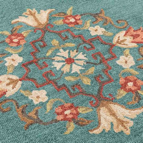 Abuson Hand Tufted Woollen Rug | Regional Living Rugs – Obeetee Carpets ...
