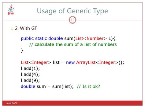 Image result for Generic Type Array Java