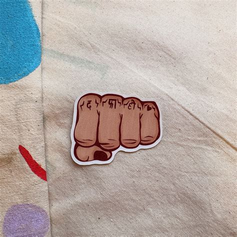 dafa ho- matte laminated vinyl sticker – pricklybypb