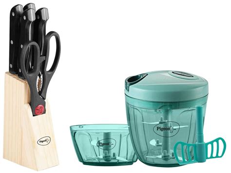 Buy Pigeon Combo Pack of Chopper XL, Mini & DOYO DT Vegetable & Fruit ...