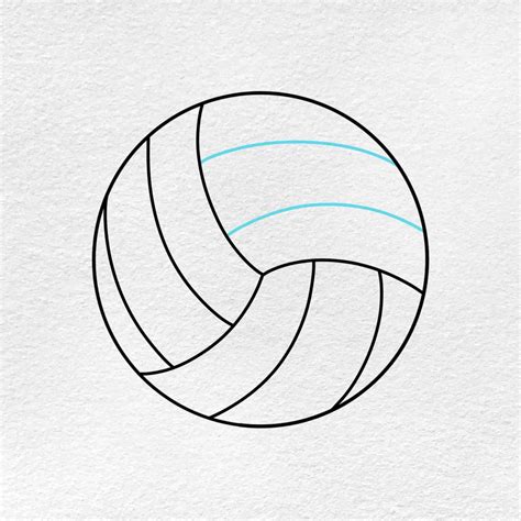 How to Draw a Volleyball - HelloArtsy