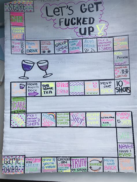 Printable Drinking Board Games - Printable Board Games