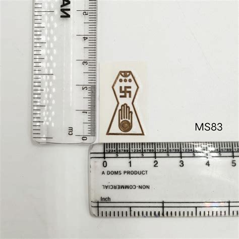 Arteria. Metal sticker- Jain Logo - Small