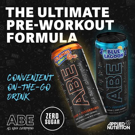 Applied Nutrition ABE Pre Workout Cans - All Black Everything Energy ...