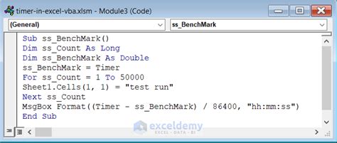Image result for Excel Countdown Timer VBA Code