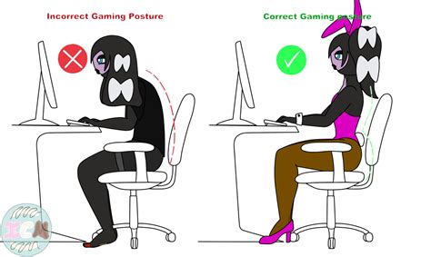 Image result for Gamer Posture vs Normal