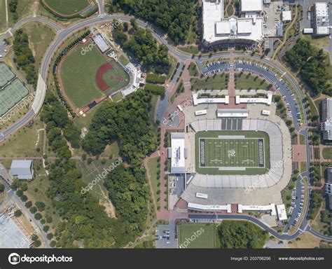 Aerial View Jerry Richardson Stadium University North Carolina ...