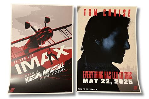 Mission Impossible IMAX Poster Final Reckoning Fan Fest 14 x 20