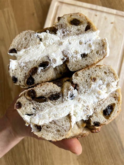 Sourdough Cinnamon Raisin Bagels - Jesha's - Nothing's Better Than ...