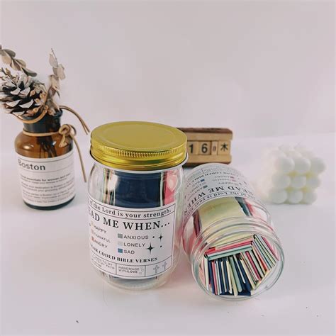 HMMIA 34;Read Me When Color Coded Bible Verses in a Jar, India | Ubuy