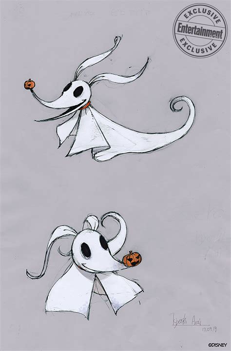 Jack and Zero get redesigned for Nightmare Befor… | Nightmare before christmas drawings ...