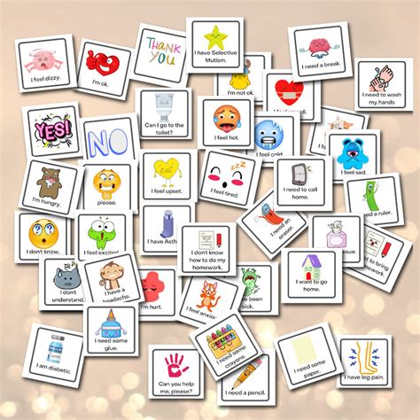 Nonverbal Communication Cards Examples 的图像结果