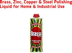Shyam Sarowar Brasso Metal Polish Liquid, 100 ml - Zinc Copper Brass ...