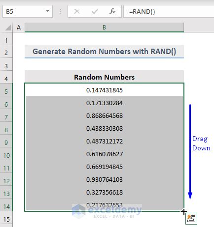 Image result for Random Number Generator Excel Tool