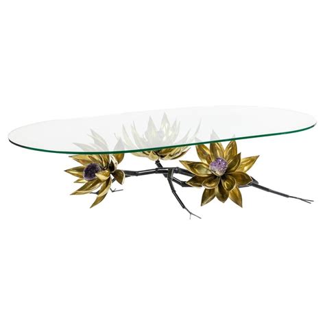 Coffee Table in Sculptural Bronze by Willy Daro For Sale at 1stDibs
