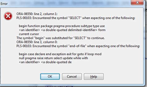 How Oracle Select Query Using Schema Variables 的图像结果