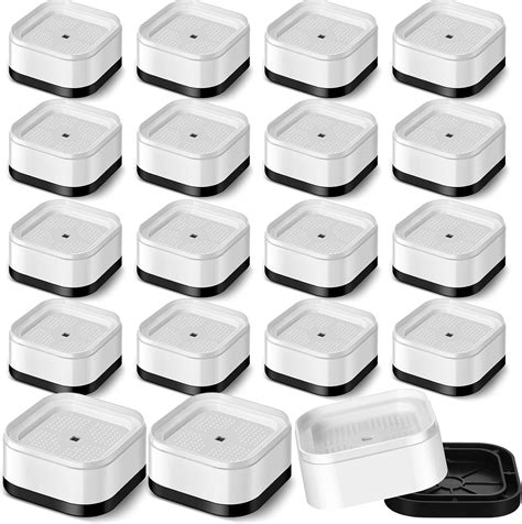 Amazon.com: Ecally 16 Pack Furniture Risers Adjustable Bed Risers Desk ...