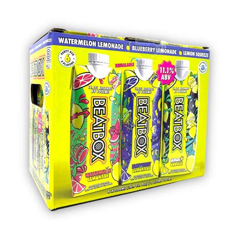 Beatbox Party Punch Lemonade Variety Party Box 6 Pack | The Bottle ...