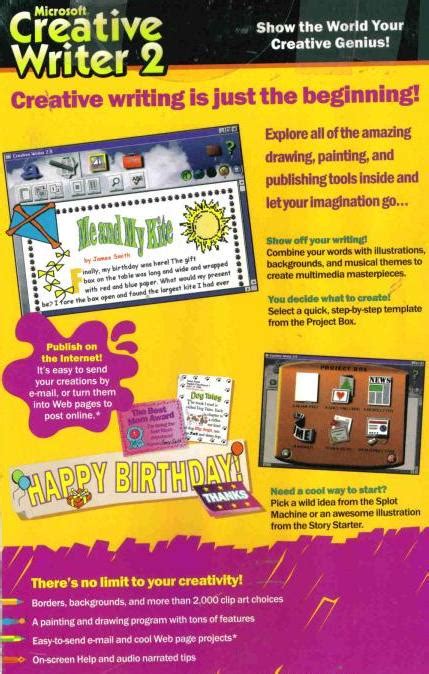 Image result for Creative Writer 2