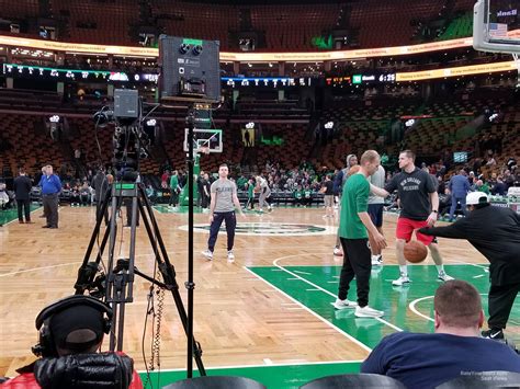 Boston Celtics Basketball Court Hardwood Floor