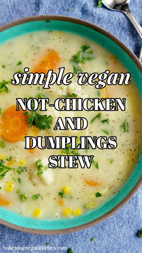Vegan Not-Chicken and Dumplings is the Ultimate Comfort Food | Recipe ...