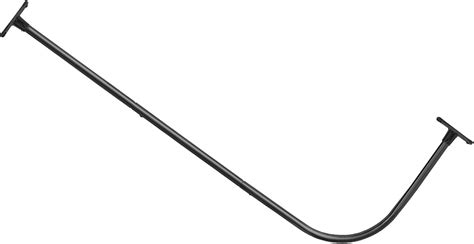 Buy PrettyHome L Shapaed Bathroom Bathtub Corner Shower Curtain Rod ...