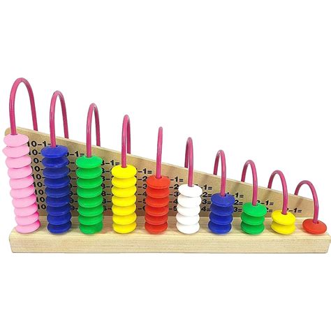 Buy FunFive Wooden Double – Sided Calculation Shelf Abacus with ...