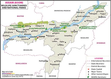 GLIMPSE OF NATIONAL PARKS & WILDLIFE SANCTUARIES IN ASSAM - IAS Gyan