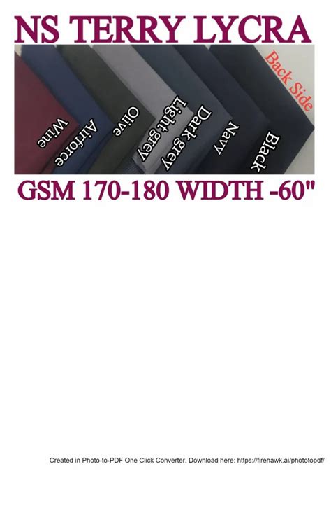 Scuba Fabric - NS TERRY FABRIC Manufacturer from New Delhi