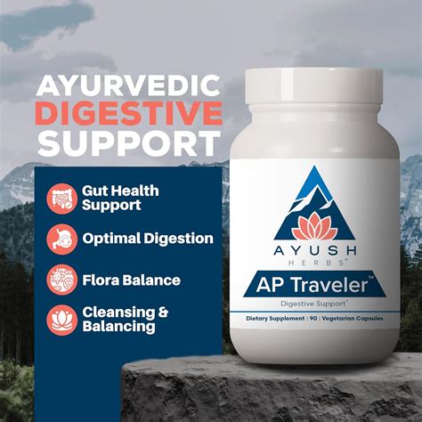 AyushHerbs Ayush Herbs AP Traveler Digestive Support - Holy India | Ubuy