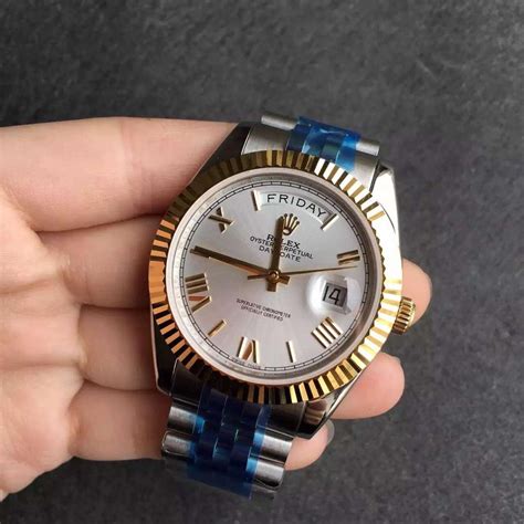 Replica Rolex Day Date II Two Tone 18K Gold Watch Review - Susan ...