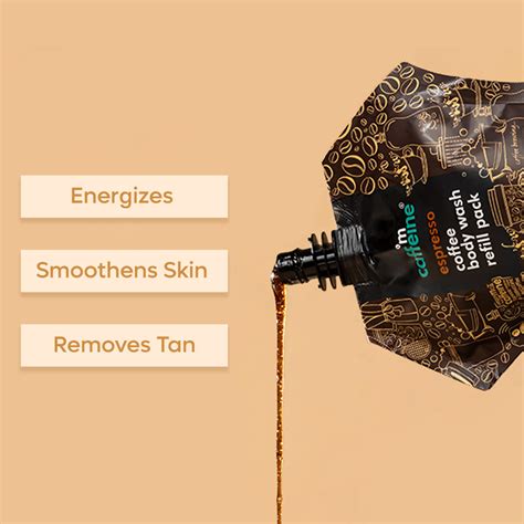 mCaffeine Naked & Raw Coffee Espresso Body Wash + Espresso Coffee Body