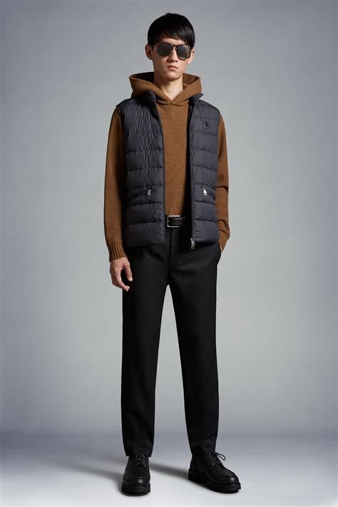 Moncler down vest mens online