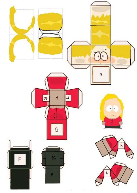 Bebe papercraft | South park papercraft