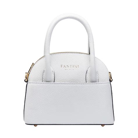 White Mini Bag | Fantini Pelletteria