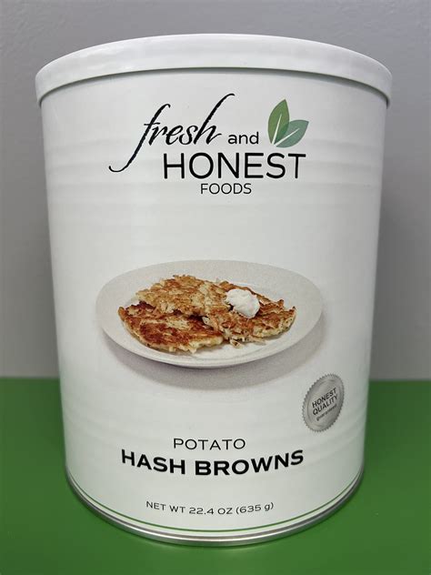 Dehydrated Potato Hash Browns 22.4 OZ #10 Can - Fresh and Honest Foods ...