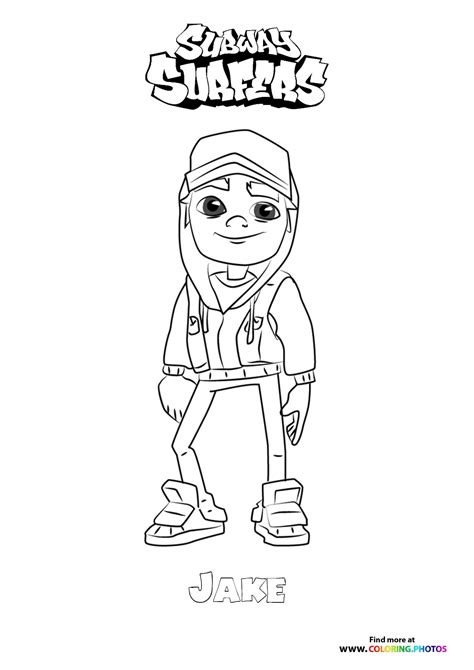 Subway Surfers - Coloring Pages for kids | 100% free print or download