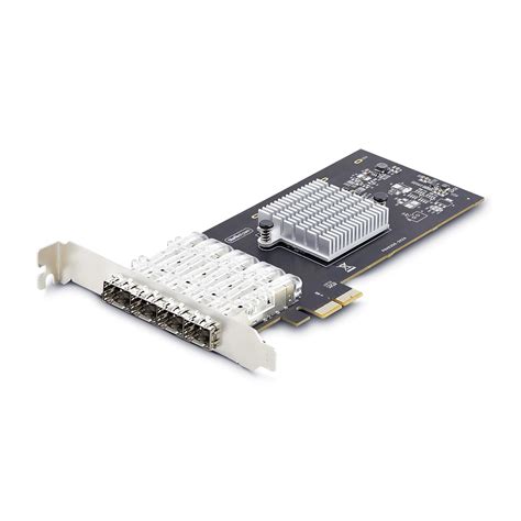 StarTech.com 4-Port GbE SFP Network Card, PCIe 2.0 x2, Intel I350-AM4 ...